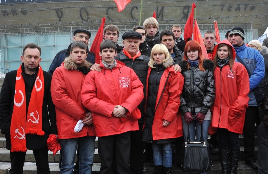 Г.А. Зюганов на митинге в Москве: Нас не поставить на колени!