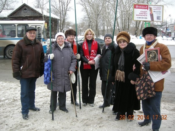 Пикет в м/р Гайва