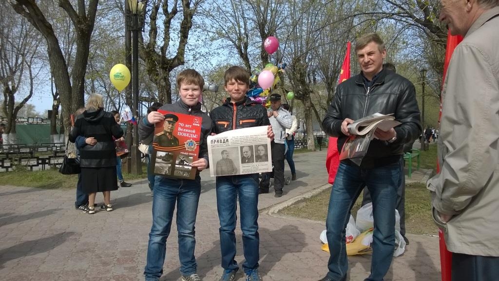 Кировский райком принял участие в праздновании Дня Победы