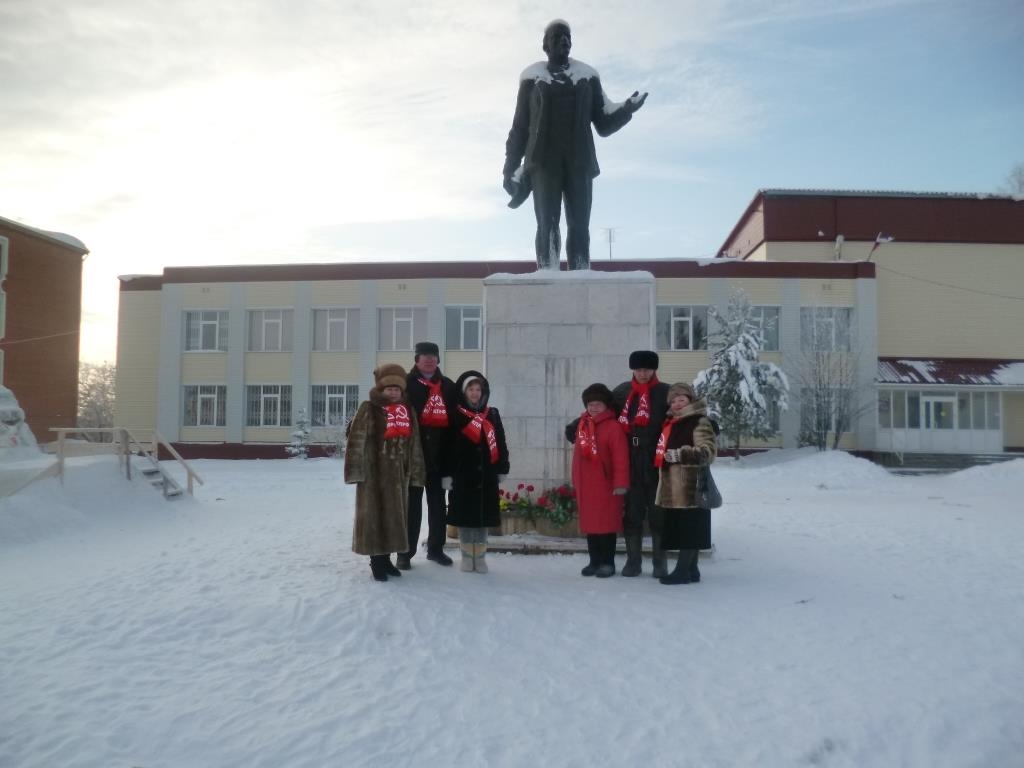 Верещагинские коммунисты почтили память Владимира Ильича Ленина