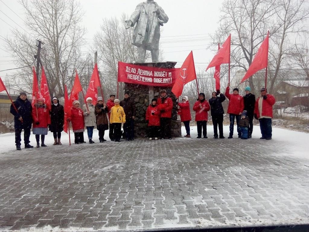  Празднование дня рождения В.И.Ленина в г. Чусовой
