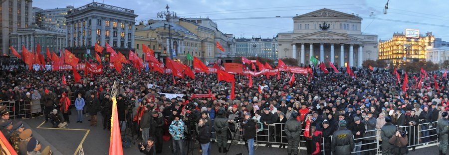 Г.А. Зюганов на митинге 7 ноября в Москве: Миром будут править труд, достоинство и справедливость!